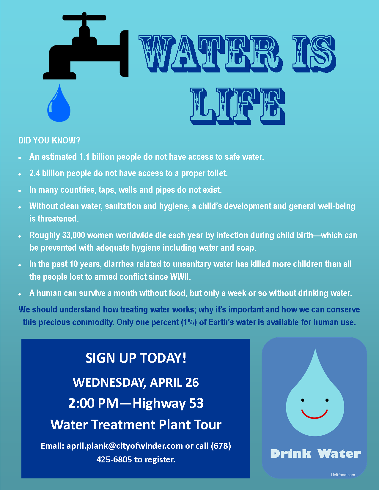 Water Treatment Plant Tour 2017