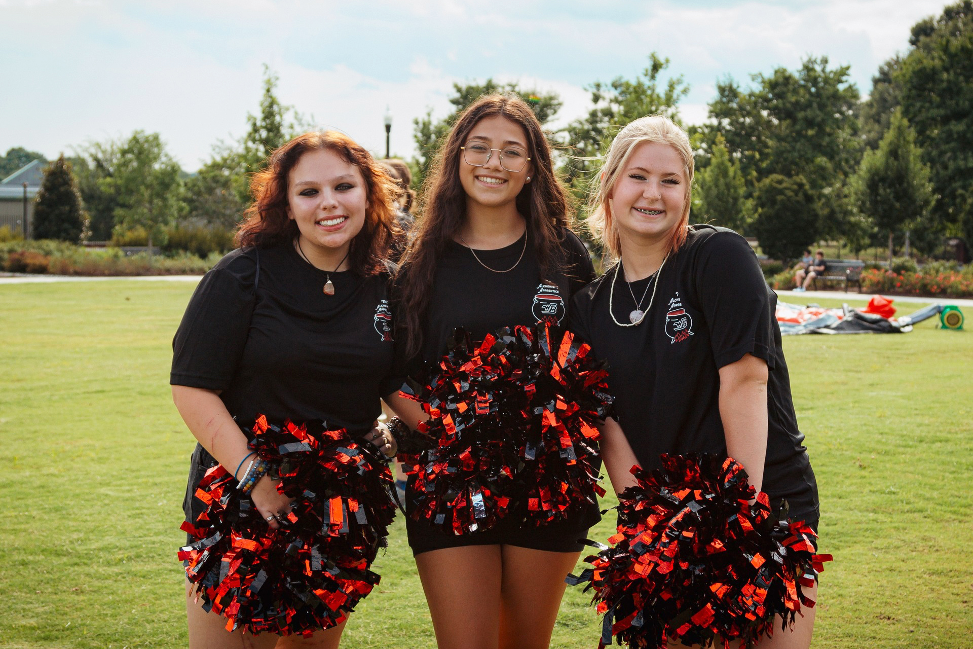Pep Rally Cheerleaders