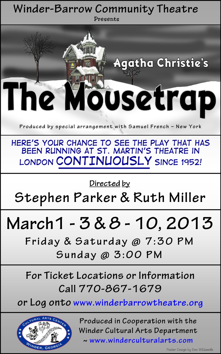Presented by the Winder-Barrow Community Theatre