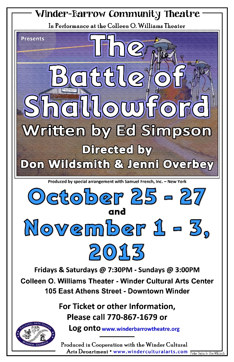 Presented by the Winder-Barrow Community Theatre