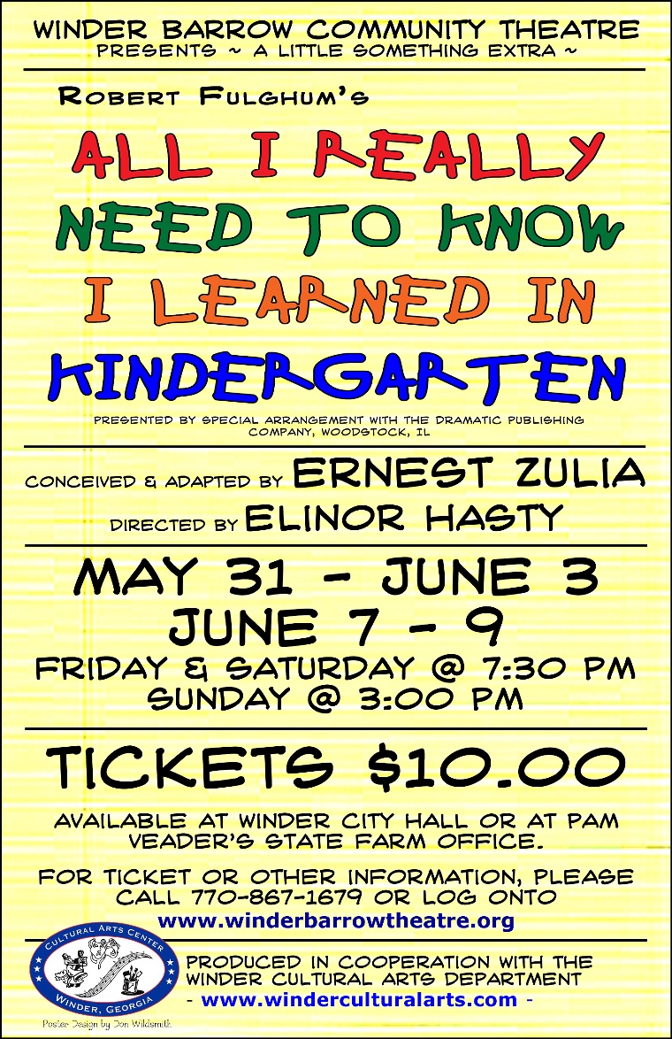 Presented by the Winder-Barrow Community Theatre